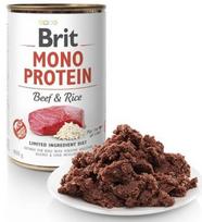Brit Care Mono Protein Beef&Rice konservai šunims, 24 x 400g
