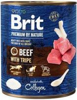 Brit Premium by Nature BEEF mėsos paštetas su jautiena ir žarnokais šunims, 24 x 800 g