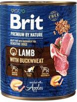 Brit Premium by Nature mėsos paštetas su ėriena ir grikiais šunims, 12 x 800 g