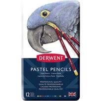 Pastelinis pieštukas Derwent 12vnt. metalinė dėžutė