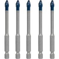 5 dalių grąžtų rinkinys stogo čerpėms BOSCH Expert Hex-9 HardCeramic