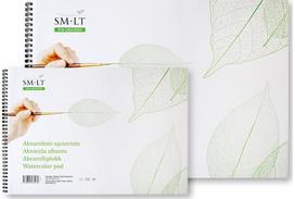 Akvarelinis sąsiuvinis SM-LT Gold su spirale, A4, 200 gsm, 20 l.