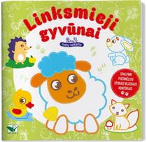 Linksmieji gyvūnai. 2-3 metų vaikams. Storais blizgiais kontūrais - Nėra Autoriaus