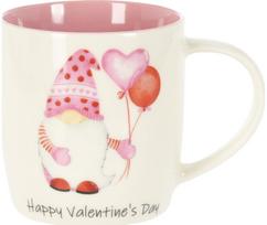 Porceliano puodelis HAPPY VALENTINE, įv.rūšys, 300 ml