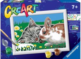Tapyba pagal numerius RAVENSBURGER Summer Snooze 22x16 cm.