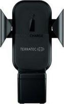 Terratec ChargeAir All Car Aktyvus laikiklis Mobilusis telefonas / išmanusis, Išmanusis laikrodis Juoda