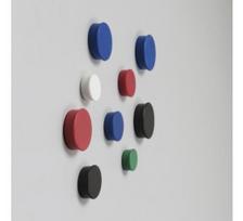 Magnetai NOBO, 20 mm, 8 vnt., juoda sp.
