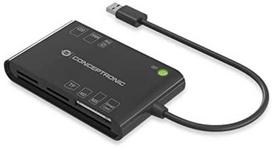 Skaitytuvas Conceptronic CONCEPTRONIC Smart ID Card Reader All-In-One juodas
