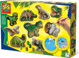 SES Kūrybinis rinkinys Gipsiniai dinozaurai