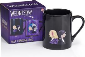 WEDNESDAY Puodelis su termo paveikslėliu – Trečiadienė ir Enida