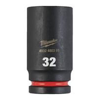 Milwaukee Accessories Ilga šešiakampė smūginė galvutė MILWAUKEE SHW 3/4' 32mm
