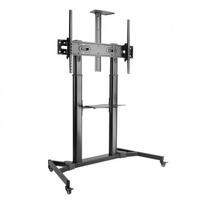 Laikiklis Sbox FS-3610 itin didelis LED televizoriaus stovas, pastatomas ant grindų, 60–100 colių, 100 kg