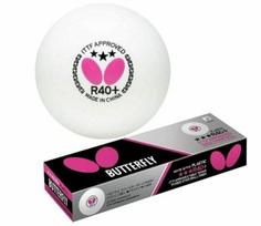 Stalo teniso kamuoliukai varžybiniai Butterfly R40+ 3*** (12vnt.)