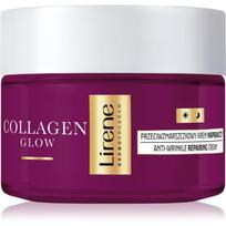 Lirene Collagen Glow 70+ senėjimą lėtinantis atkuriamasis kremas odos maitinimui ir natūraliam jos drėkinimui palaikyti 50 ml