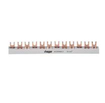 Izoliuota sujungimo šyna Hager KDN380A (3P, 57 mod., 10mm)