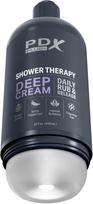 Pipedream PDX Plus Deep Cream Shower Therapy masturbatorius - Matinis skaidrus