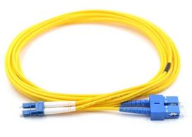 Optinis jungiamasis laidas LC/UPC-SC/UPC SM Duplex (2 m.)
