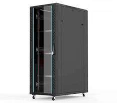 Komutacinė spinta 19\'\' pastatoma 37U 600x1000x1833 (nesurinkta, juoda)
