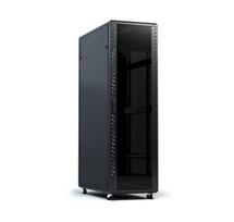 Komutacinė spinta 19\'\' pastatoma 42U 600x800x2055 (nesurinkta, juoda)