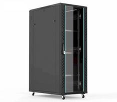 Komutacinė spinta 19\'\' pastatoma 42U 800x800x2050 (nesurinkta, juoda)