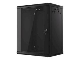 Komutacinė spinta 19\'\' pakabinama 15U 600x600x768 (juoda)