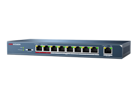 9 prievadų, 8 PoE komutatorius Hikvision DS-3E0109P-E(C)