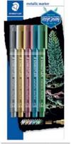 Žymeklių rinkinys STAEDTLER Metallic, 5 spalvos