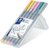 Rašiklių rinkinys Fineliner STAEDTLER Triplus Pastel Colours, 0,3 mm, 6 sp.