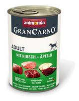 ANIMONDA GranCarno Adult Pork with venison and apple - šlapias maistas šunims - 400g