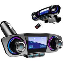Bluetooth automobilinis siųstuvas - FM moduliatorius, telefono pakrovėjas, MP3 grotuvas