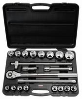 Galvučių komplektas 3/4'' 19-50mm 21vnt, KS Tools