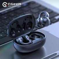 Naujos Ear Bone Ausinės Bone Conduction Hifi Garsas Sportinės Bluetooth ausinės Auskarai Belaidės ausinės Hi-Fi stereo ausinės juoda