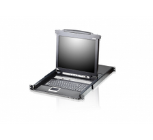 Aten | 8-Port PS/2-USB VGA 17" LCD KVM Switch with Daisy-Chain Port and USB Peripheral Support | CL5708M