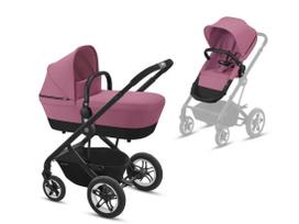 Universalaus vežimėlio komplektas Cybex Balios S 2in1 Magnolia Pink, black frame