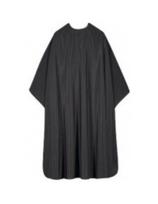 Sibel peniuaras plaukams kirpti, užsegamas spaustuku Cape Poly Flex, 126x110cm, juodas