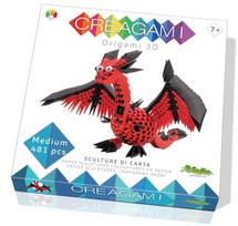 3D origami rinkinys Creagami Drakonas