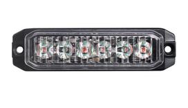 LED švyturėlis Litleda geltonas, 12/24V, 6x3W LED