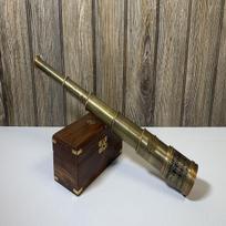 Vintažinis Viktorijos laikų jūrų jūreivio teleskopas Dovana 48,26 cm