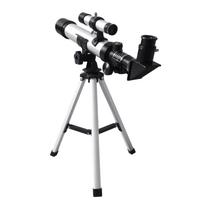 Profesionalus vaikų astronominis teleskopas 5x18 60mm diafragma sidabras