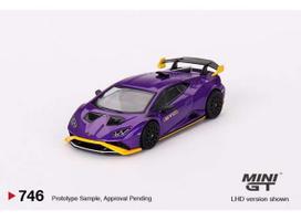Mini GT Modeliukas 1/64 22023 Lamborghini Huracan STO, purple