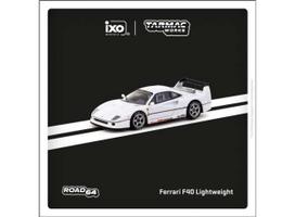 Tarmac Modeliukas 1/64 Ferrari F40 Lightweight, white (yra Sandėlyje)