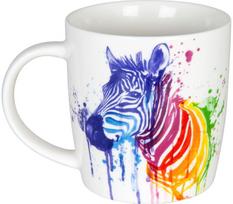 Porceliano puodelis WATERCOLOURED ZEBRA