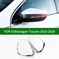 Skirtas Volkswagen VW Touran 2015- automobilio šoninis galinio vaizdo veidrodėlio dangtelio apdailos priedai chromo sidabro posūkių veidrodėlis 2016 m.