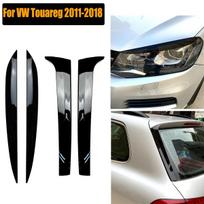 „Volkseagen VW Touareg“ priekinių žibintų vokų dangtelio antakių apdaila + galinio lango spoilerio skirstytuvo lipdukas 2011–2018 m. automobiliui