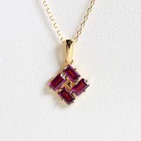 Elegantiški Rodolito granato okt 3*5mm 1,2ct natūralaus brangakmenio kaklo papuošalai moteriški lengvi prabangūs 925 sterlingų sidabro puikūs papuošalai S raudona