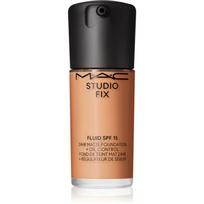 MAC Cosmetics Studio Fix Fluid SPF 15 24HR Matte Foundation + Oil Control matinis makiažo pagrindas SPF 15 atspalvis NC44.5 30 ml