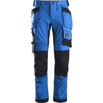Darbinės kelnės iš tampraus audinio, su kabančiomis kišenėmis SNICKERS WORKWEAR 6241 AllroundWork, mėlynos