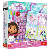 GABBY´S DOLLHOUSE TREFL  Stalo žaidimas 2 in 1