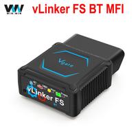 „Vgate vLinker FS Bluetooth ELM327 FS-CAN“, skirta „Ford FORScan MFI Chip OBD2“ automobilio diagnostikos skaitytuvo sąsajos įrankiui, skirta „Android“ / „IOS“ / „Windows“