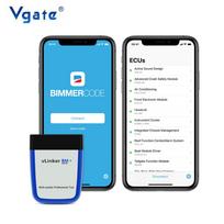 Vgate vLinker BM, skirtas BMW Bimmercode Bimmerlink Bluetooth 3.0 elm327 automobilių diagnostikos automatiniam nuskaitymo įrankiui ELM 327 OBD skaitytuvui